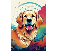 Cuaderno A5 Perro Golden Retriever I Libreta A5 con diseño de Perro Golden Retriever: Perfecto para tus Notas, Ideas, Apuntes, Esquemas I Regalo Ideal para Niños y Adultos