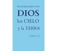 Cuaderno con cuadros grandes para apuntes, escritura y reflexiones. En el principio creó Dios los cielos y la tierra. (Génesis 1:1)