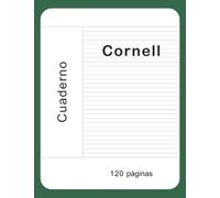 Cuaderno Cornell: Sistema de toma de notas Cornell - 120 páginas Diario del método Cornell - Cuaderno de trabajo del estudiante