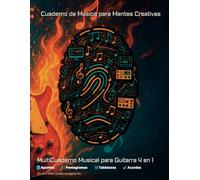 Cuaderno Creativo para Guitarristas: Pentagramas, tablaturas, acordes y espacio para apuntes musicales