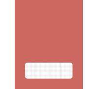 Cuaderno Cuadriculado Rojo Claro: Formato grande 8,5" x 11", 50 hojas (100 páginas), ideal para apuntes, esquemas, tablas y gráficos