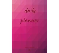 Cuaderno daily planner color rosa con un increíble y llamativo diseño en 3D de cuadros, para cualquier persona de cualquier edad.: 100 ideas potenciales para plasmar
