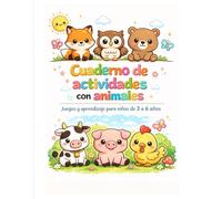 Cuaderno de actividades con animales