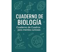 CUADERNO DE BIOLOGÍA - Cuaderno de Cuadros para mentes curiosas: Explora la vida. Cuadro por cuadro