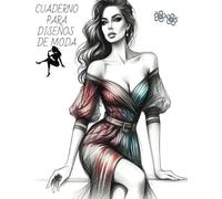 Cuaderno de Bocetos Tapa Blanda - Dibujo de Moda | 8.5" x 11" | 150 Páginas