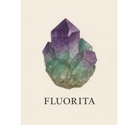Cuaderno de Cuadrícula 5x5 mm - Fluorita - 100 Páginas - 21,59 x 27,94 cm: Portada elegante con ilustración realista de fluorita y nombre latino - ... amantes de la geología y la estética natural
