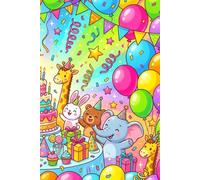 Cuaderno de Cumpleaños Infantil - Recuerdos de un Día Mágico: Un espacio divertido para guardar momentos especiales