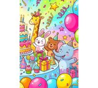 Cuaderno de Cumpleaños Infantil - Recuerdos de un Día Mágico: Un espacio divertido para guardar momentos especiales