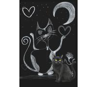 Cuaderno de gatos: Cuaderno de hojas en blanco para escritura, dibujo y creatividad.