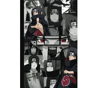 Cuaderno de Itachi Uchiha, libreta tipo diario con lineas para escribir: Anota tus ideas en las sobras: Registra tu camino ninja en cada hoja por que incluso en la oscuridad, hay luz