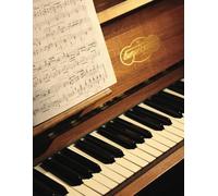 CUADERNO DE MUSICA PAPEL PAUTADO: CUADERNO PARA ESCRIBER PARTITURAS DE 120 PAGINAS