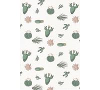 Cuaderno de Notas Cactus - Notebook con diseño boho, 122 páginas rayadas, 6x9 pulgadas: Ideal para escritura, journaling, apuntes, escuela o regalo creativo
