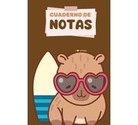 Cuaderno de Notas CAPIBARA | Cuaderno de 120 hojas rayadas de 15x22cm | Tu espacio tranquilo para escribir
