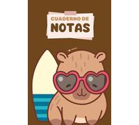 Cuaderno de Notas CAPIBARA | Cuaderno de 120 hojas rayadas de 15x22cm | Tu espacio tranquilo para escribir