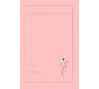 CUADERNO DE NOTAS "ROSA PASTEL" LIBRETA DE RAYAS ESCOLAR 100 PAGINAS, PARA ESTUDIANTES, ESCUELA Y USO DIARIO