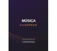 Cuaderno de Pentagramas - 12 Pentagramas por Página | 100 Páginas