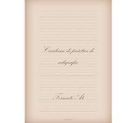 Cuaderno de práctica de caligrafía - Formato A4