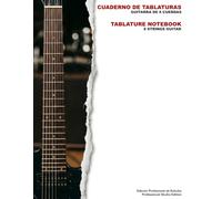 Cuaderno de Tablaturas Guitarra 8 Cuerdas | 8-String Guitar Tablature Notebook: Edición Profesional de Estudio / Professional Studio Edition