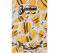 Cuaderno de Tapa Dura con Ilustraciones de Abejas: Diseño único de abejas para notas, diarios y más | Rayado común | Tamaño 6x9 in