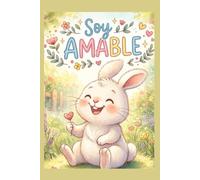 Cuaderno de Una Línea para Niños: Conejo Tierno: Libreta Escolar Infantil de una Línea - Con Frases Cortas Positivas y Margen Tradicional Rojo- Tamaño 6x9 con 110 Páginas