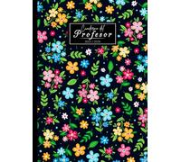 Cuaderno del Profesor 2025/2026: Organizador de clases | Planificador semanal y mensual | Hojas de anotaciones | Regalo maestro | A4