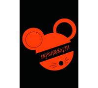Cuaderno diario aesthetic de Bandy Mouse - hojas rayadas (notebook a5) libreta con diseño original de ratón naranja para los amantes de los animales y ... estudio y oficina, apuntes y notas