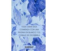 Cuaderno en blanco 6x9" - 100 pág - Ideal para Dibujar, Escribir o Crear: Libreta Notebook