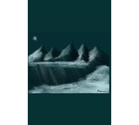 Cuaderno en Blanco con Páginas Numeradas 1-150 | 6x9 Pulgadas | Papel Color Crema | Hojas Libres para Escribir, Dibujar y Crear | Diseño de Arte Digital de Prana Alvarez