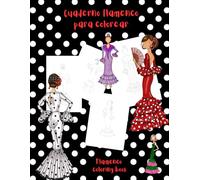 Cuaderno flamenco para colorear: Haz de cada página una obra de arte