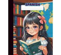 Cuaderno Kawaii Personalizado de Español: Complemento Perfecto para Organizar y Brillar en el Cole, 100 Páginas de Papel Blanco Rayado, (7.5 x 9.25) Pulgadas, para Niñas y Adolescentes, Tapa Blanda