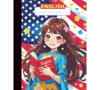 Cuaderno Kawaii Personalizado de Inglés: Colección Cuadernos Mágicos Kawaii, el Complemento Perfecto para Organizar y Brillar en el Cole, 100 Páginas ... para Niñas y Adolescentes, Tapa Blanda
