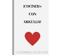 Cuaderno notas para COCINER@S: Cuaderno de notas A5 rayado , con FRASES MOTIVADORAS en el interior,100 páginas, ideal para regalar como diario, libro ... notas… El cuaderno sirve para mujer y hombre.
