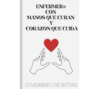 Cuaderno notas para Enfermer@s: Cuaderno de notas A5 rayado, 100 páginas, con frases motivadoras, ideal para anotaciones, como diario, libro de ideas, bloc de notas