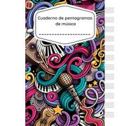 Cuaderno Pentagramado de Música: 12 Pentagramas por Página | 112 Páginas Numeradas con Índice Emocional | Formato Grande A4