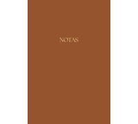 Cuaderno rayado de notas para hombre y para mujer tipo diario de 6 x 9 pulgadas con hojas color crema y diseño sencillo: Cuaderno de estudio