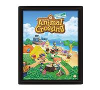 CUADRO 3D ANIMAL CROSSING NEW HORIZONS