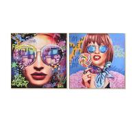 CUADRO LIENZO PS 100X3,5X100 CHICA MODERNO 2 SURT.