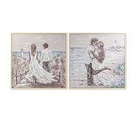 CUADRO LIENZO PS 100X4X100 PAREJA PLAYA 2 SURT.