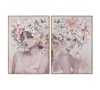 CUADRO LIENZO PS 70X3,5X100 CHICA FLORES 2 SURT.