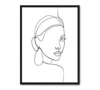 Cuadro woman line art iii