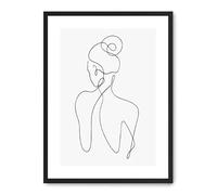 Cuadro woman line art v