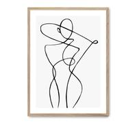 Cuadro woman line art vi_FASE5