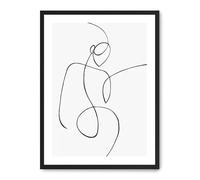 Cuadro woman line art vii