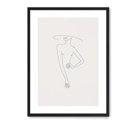 Cuadro woman line art xi