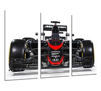 Cuadros Cámara Quadri fotocamera Poster Fotografico Auto Formula 1, Mclaren F1, Fernando Alonso Dimensioni totali: 97 x 62 cm XXL, Multicolore
