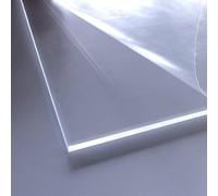 Cuadros Lifestyle | 4 mm Vetro Acrilico 50x20 cm | PMMA XT | Trasparente | Cristallino | Resistente ai Raggi UV | Laminato su Entrambi i Lati | Tagliato a Misura 500 x 200 mm