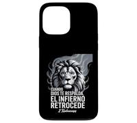 Cuando Dios Te Respalda el Infierno Retrocede - Versetto Custodia per iPhone 13 Pro Max