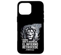 Cuando Dios Te Respalda el Infierno Retrocede - Versetto Custodia per iPhone 16 Pro Max
