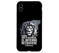 Cuando Dios Te Respalda el Infierno Retrocede - Versetto Custodia per iPhone XS Max