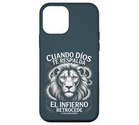 Cuando Dios Te Respalda - Infierno Retrocede Leone Cristiano Custodia per iPhone 12 mini